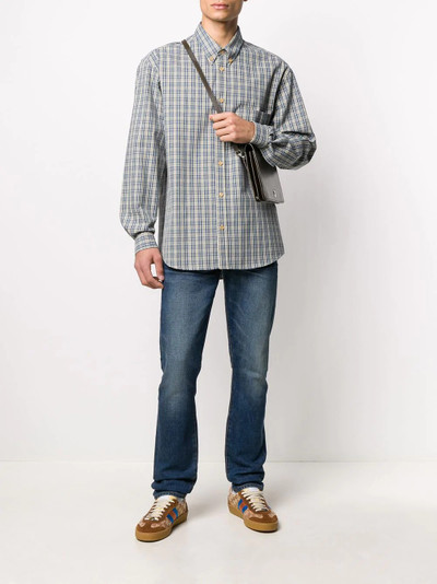 GUCCI checked button-down shirt outlook