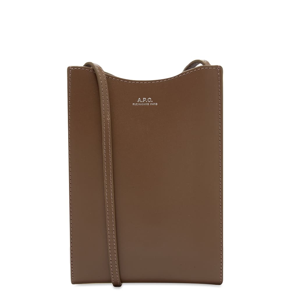 A.P.C. Jamie Leather Neck Pouch - 1