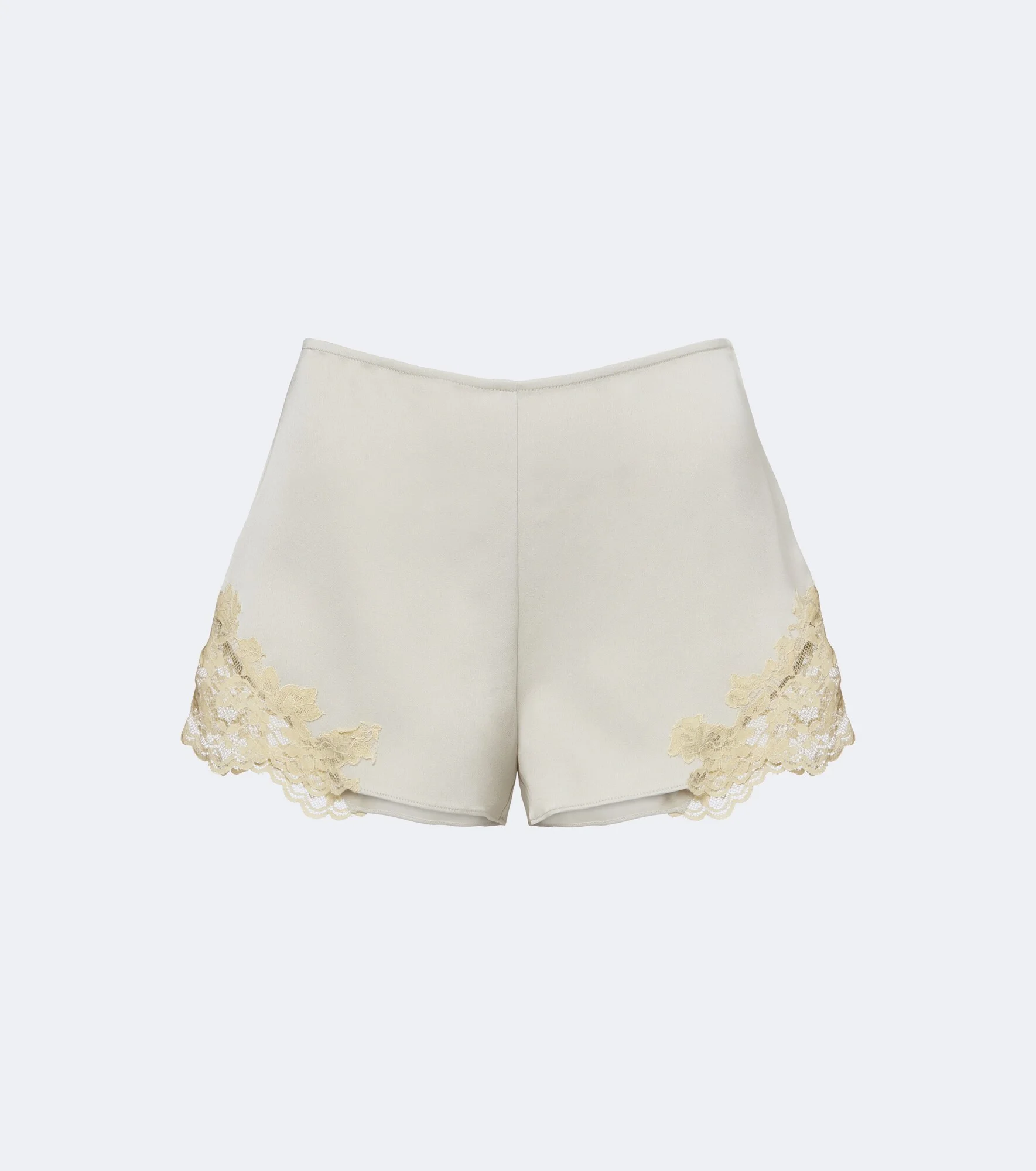 Reparo lace-trimmed crêpe shorts - 1