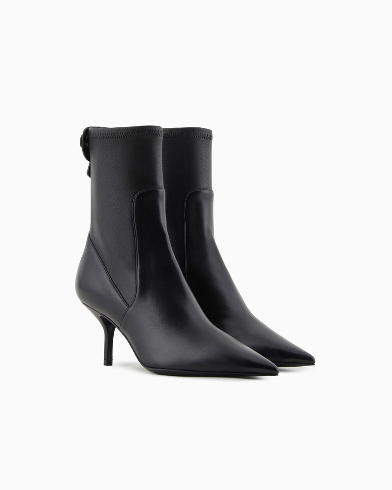 Nappa-leather heeled ankle boots 2