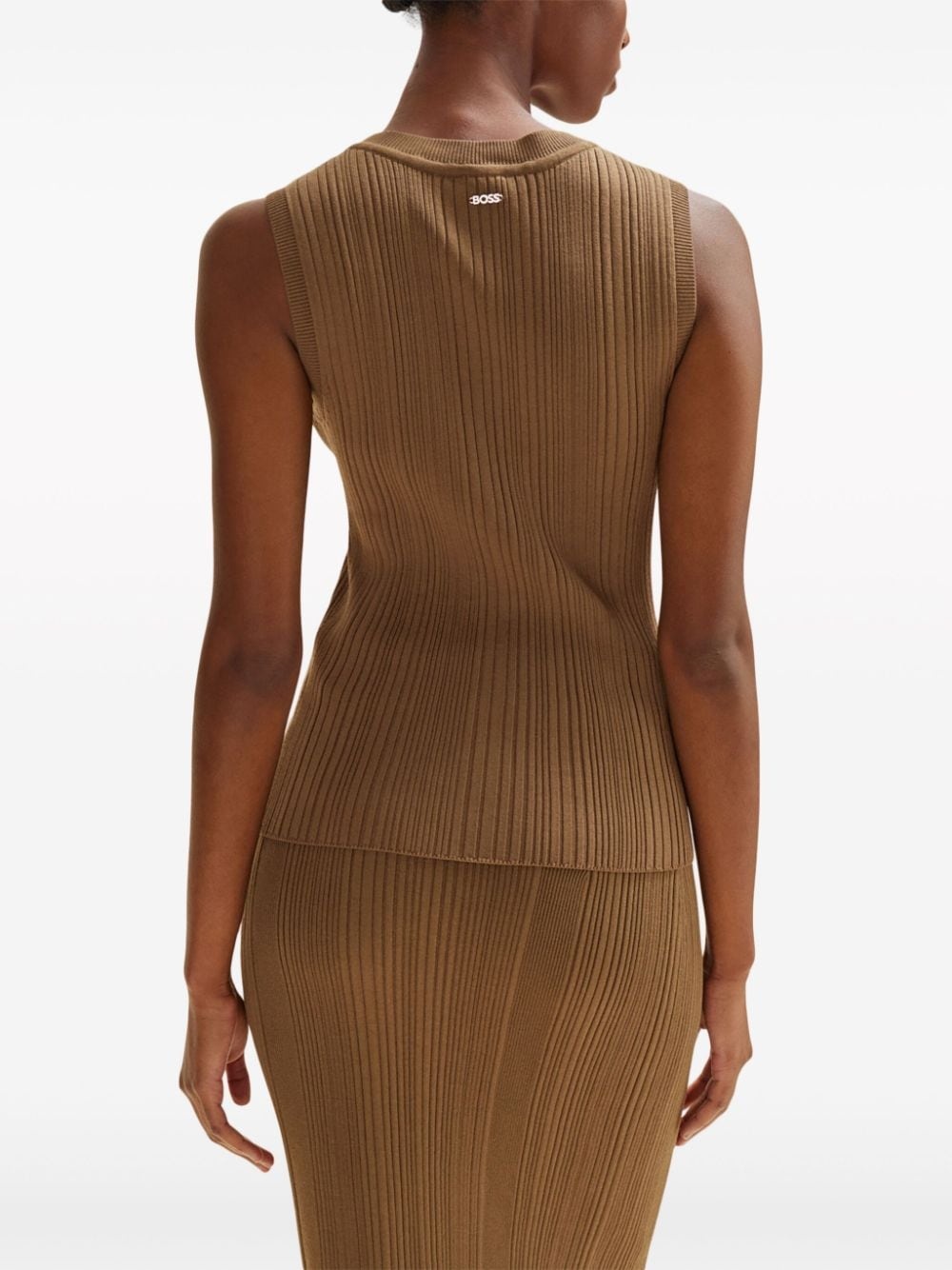 ribbed-knit tank top - 4