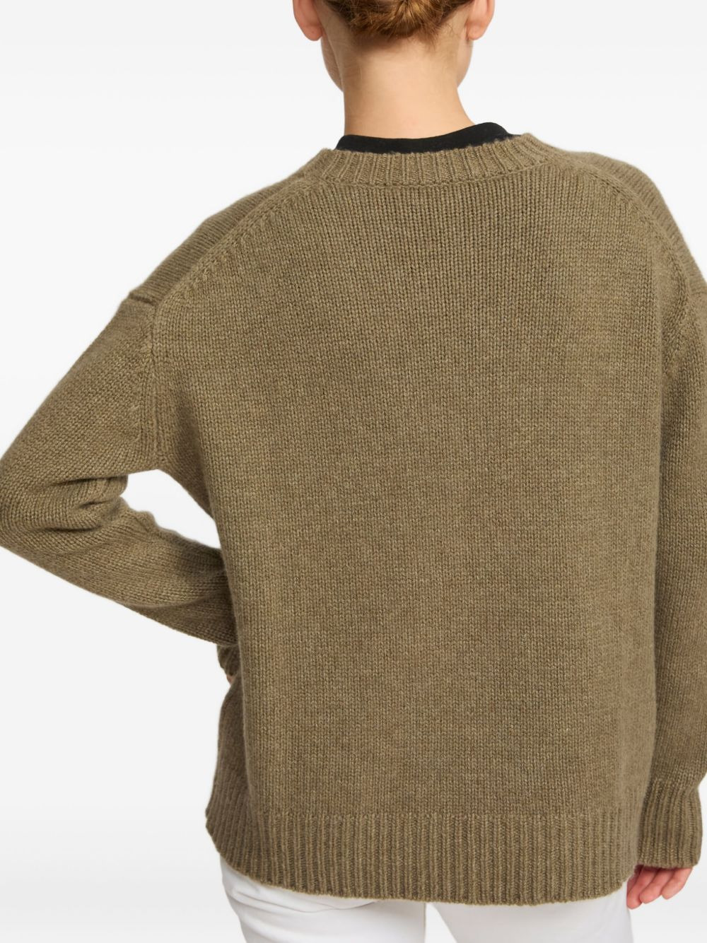cashmere crew-neck sweater - 3