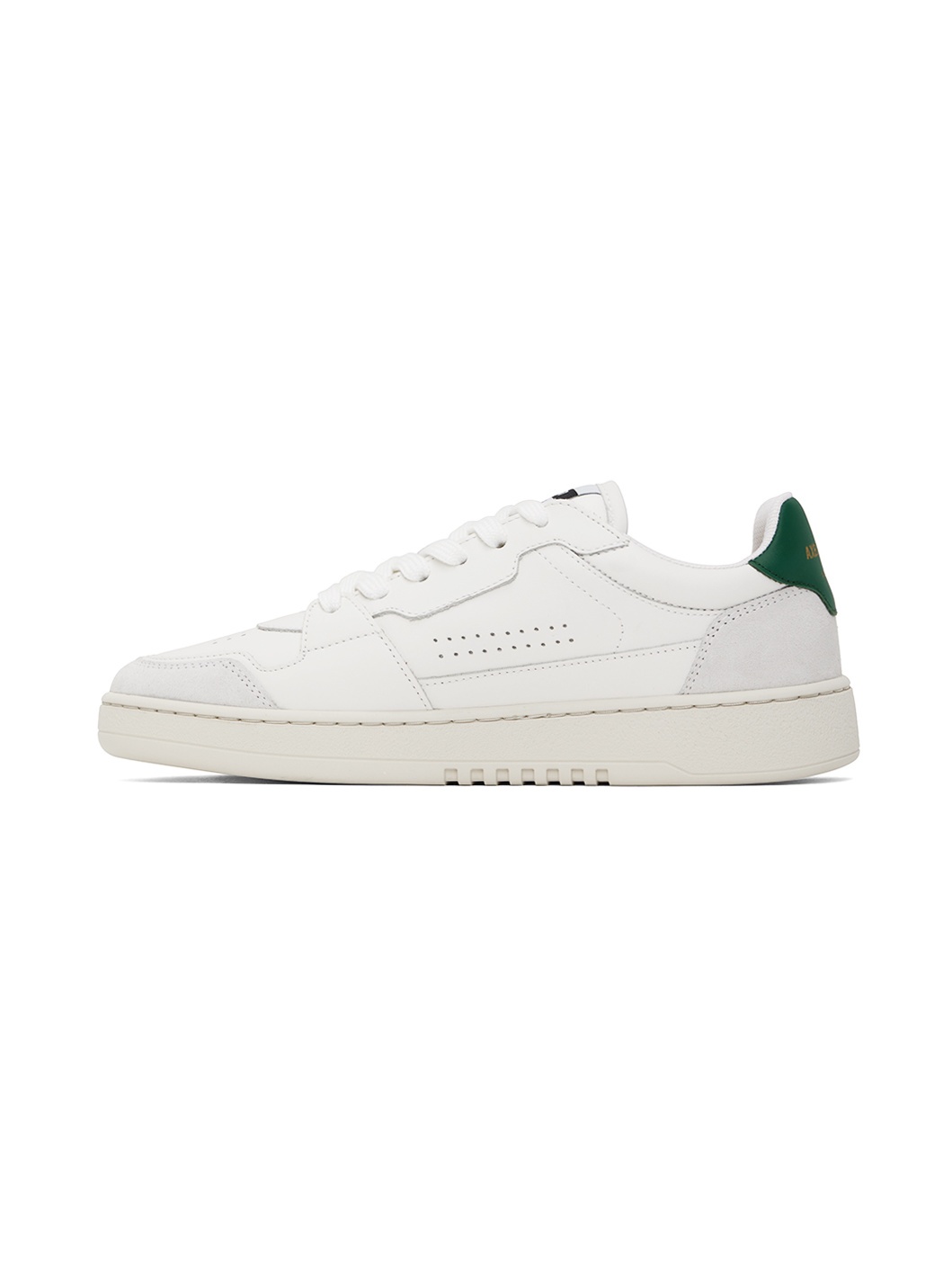 White & Green Dice Lo Sneakers - 3
