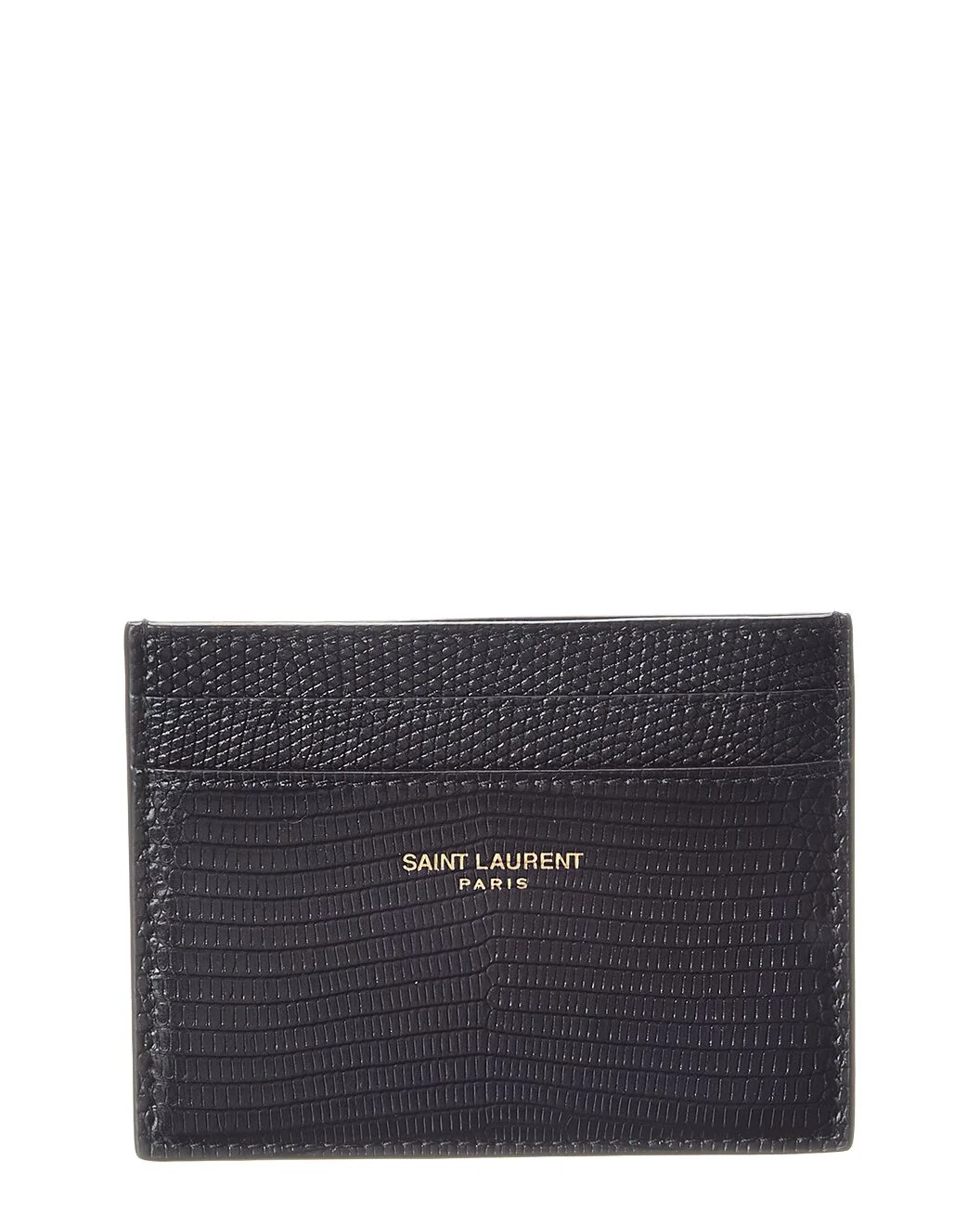 Saint Laurent Logo Lizzard Card Case - 1