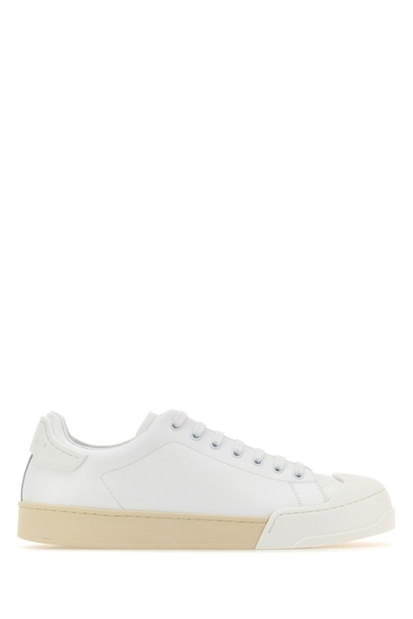 White leather sneakers - 1