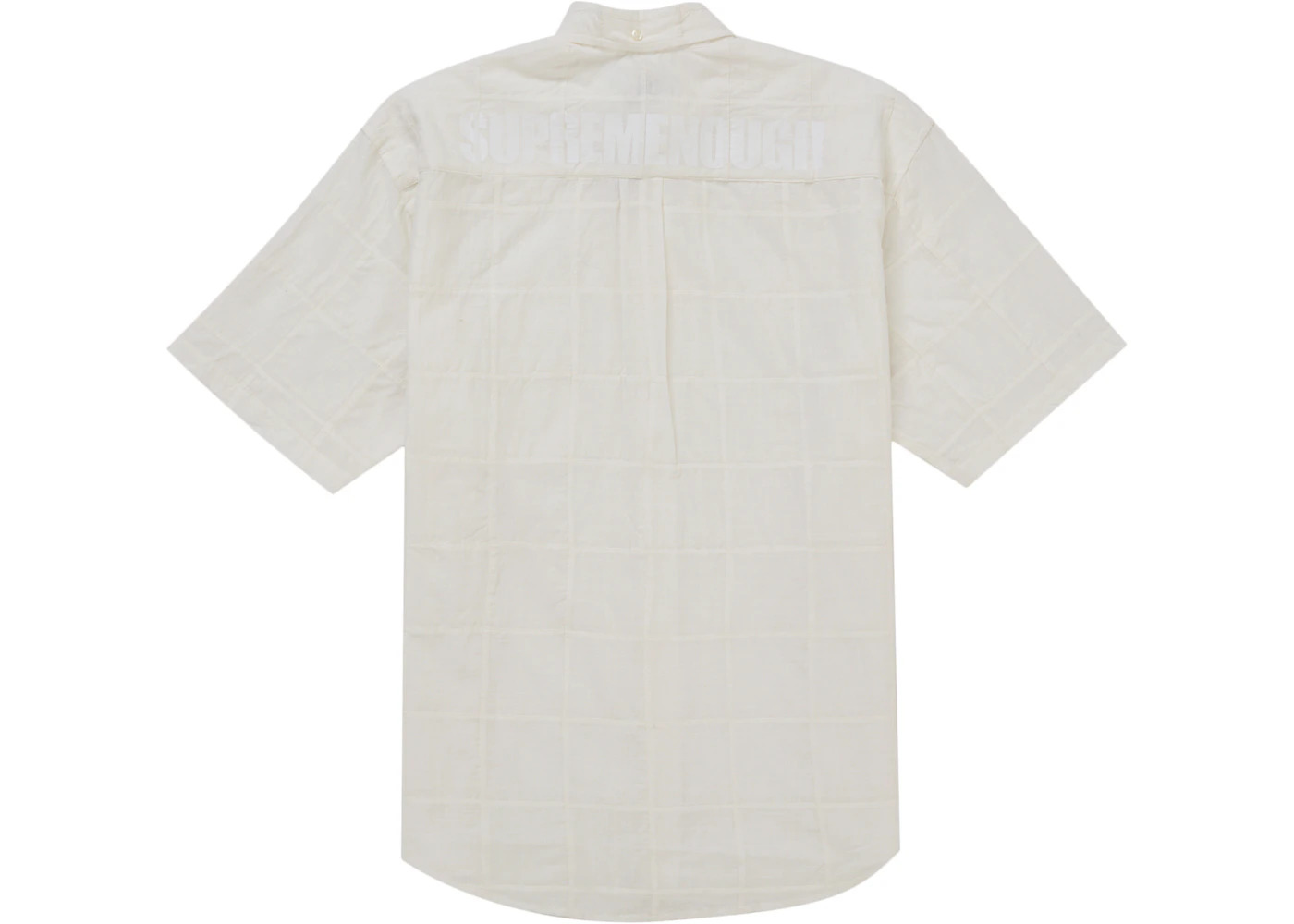 Supreme GOODENOUGH Patchwork S/S Shirt White - 2