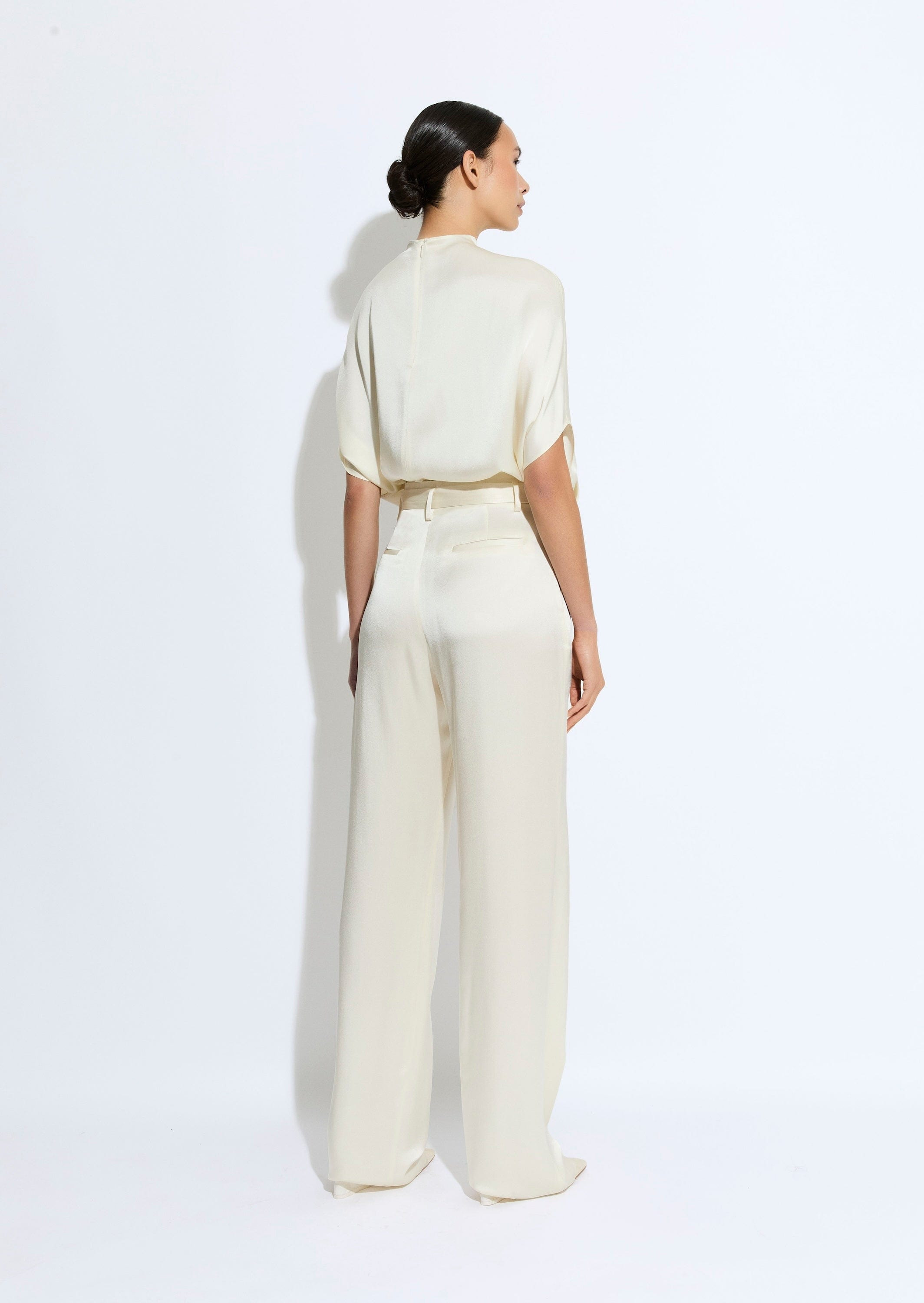 Satin Belted Pant - 3