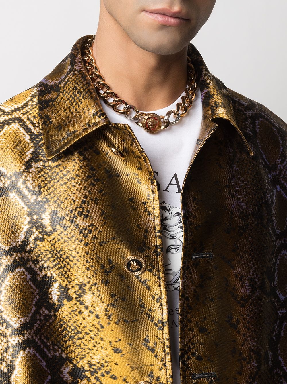 Medusa chunky chain necklace - 2