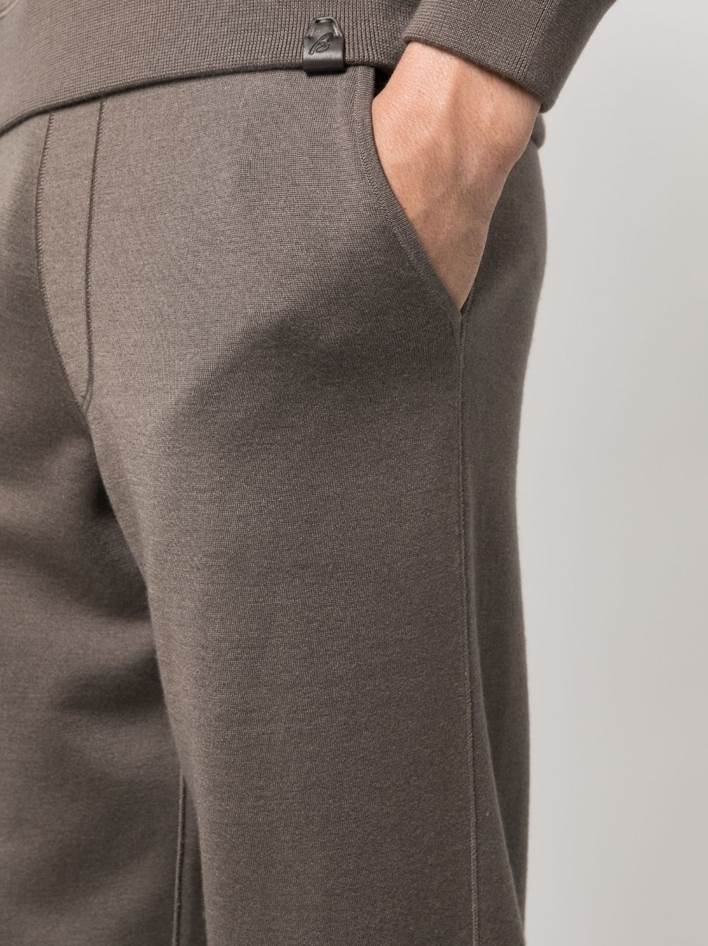 drawstring-fastening track pants - 5