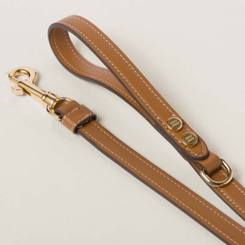 Miu Miu Leather pet leash outlook