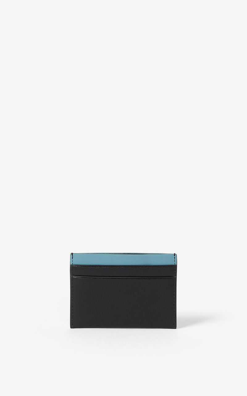 KENZO Leather Ekusson Tiger card holder outlook