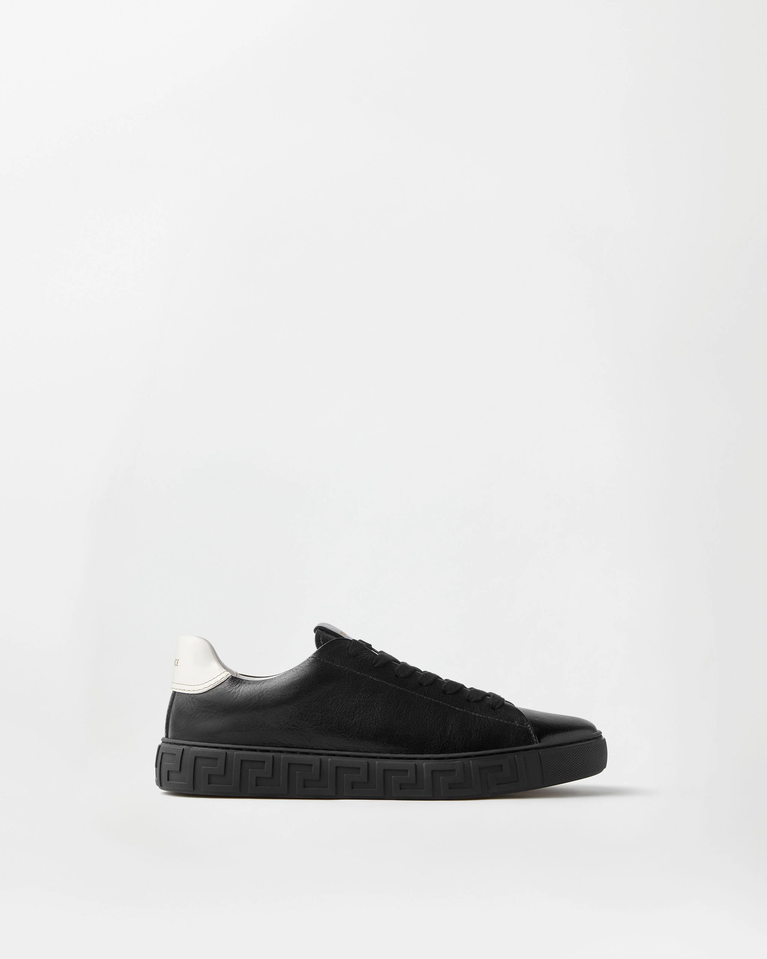 Greca Leather Sneakers - 1