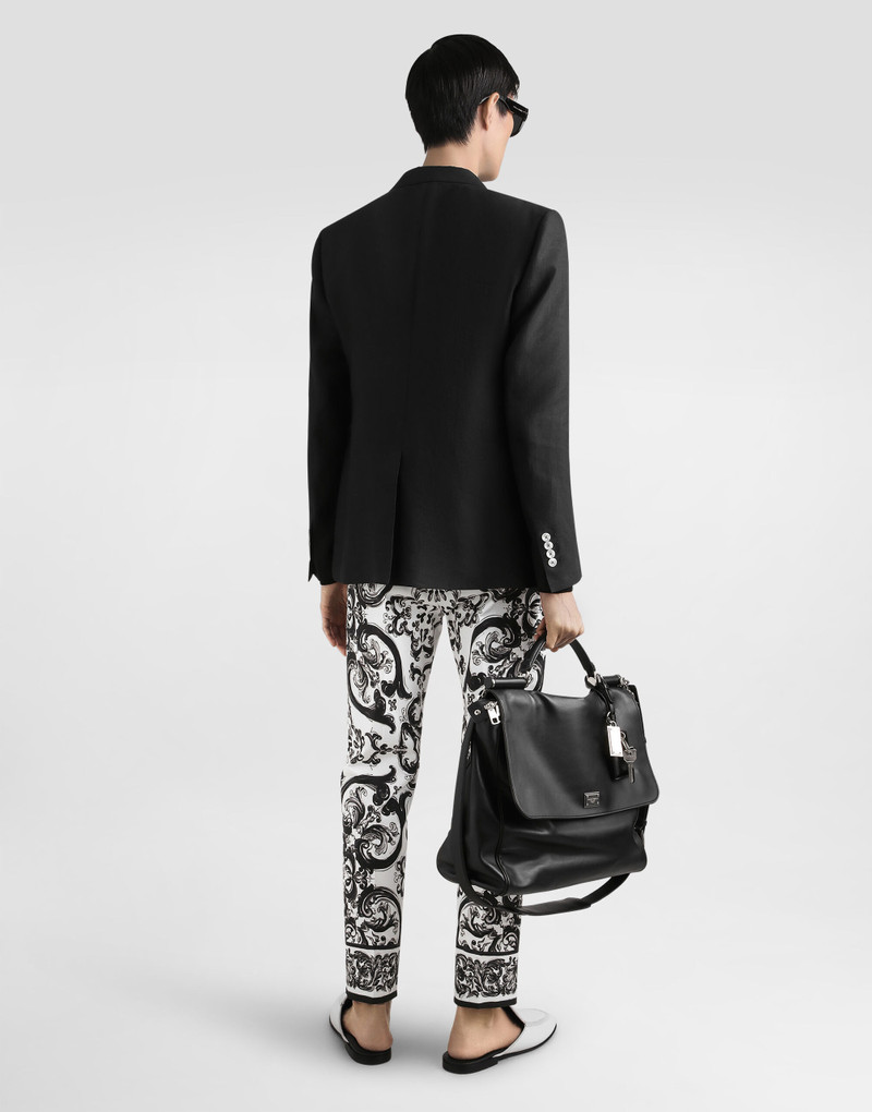 majolica-print trousers 3