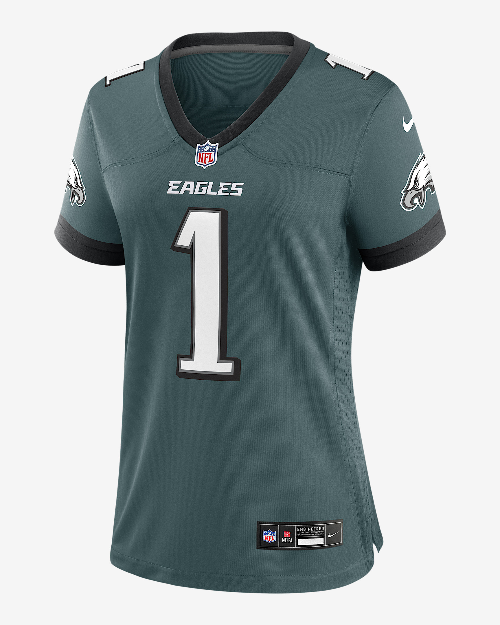 Jalen Hurts Philadelphia Eagles Women’s Nike NFL Game Jersey - 1