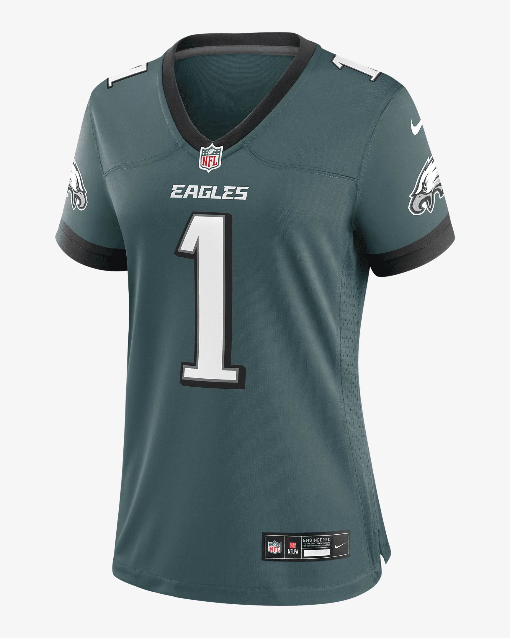 Jalen Hurts Philadelphia Eagles Women’s Nike NFL Game Jersey - 1