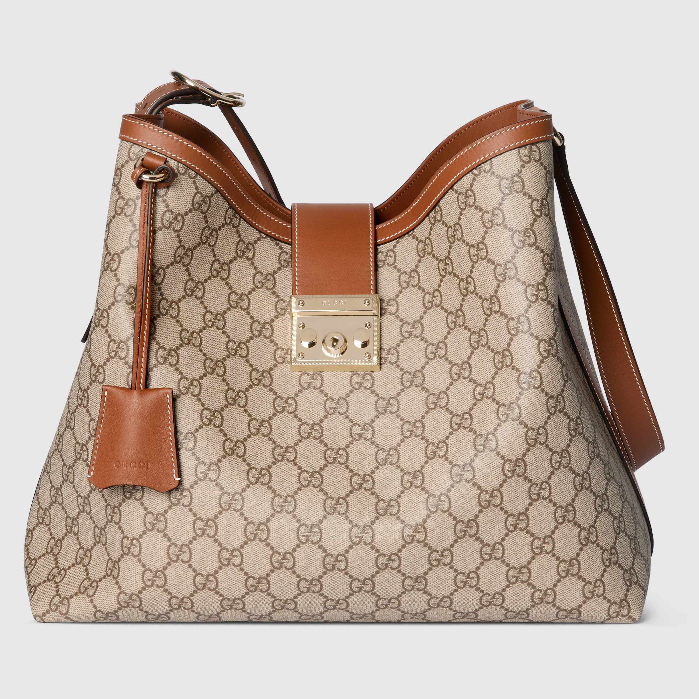 Padlock large shoulder bag - 1