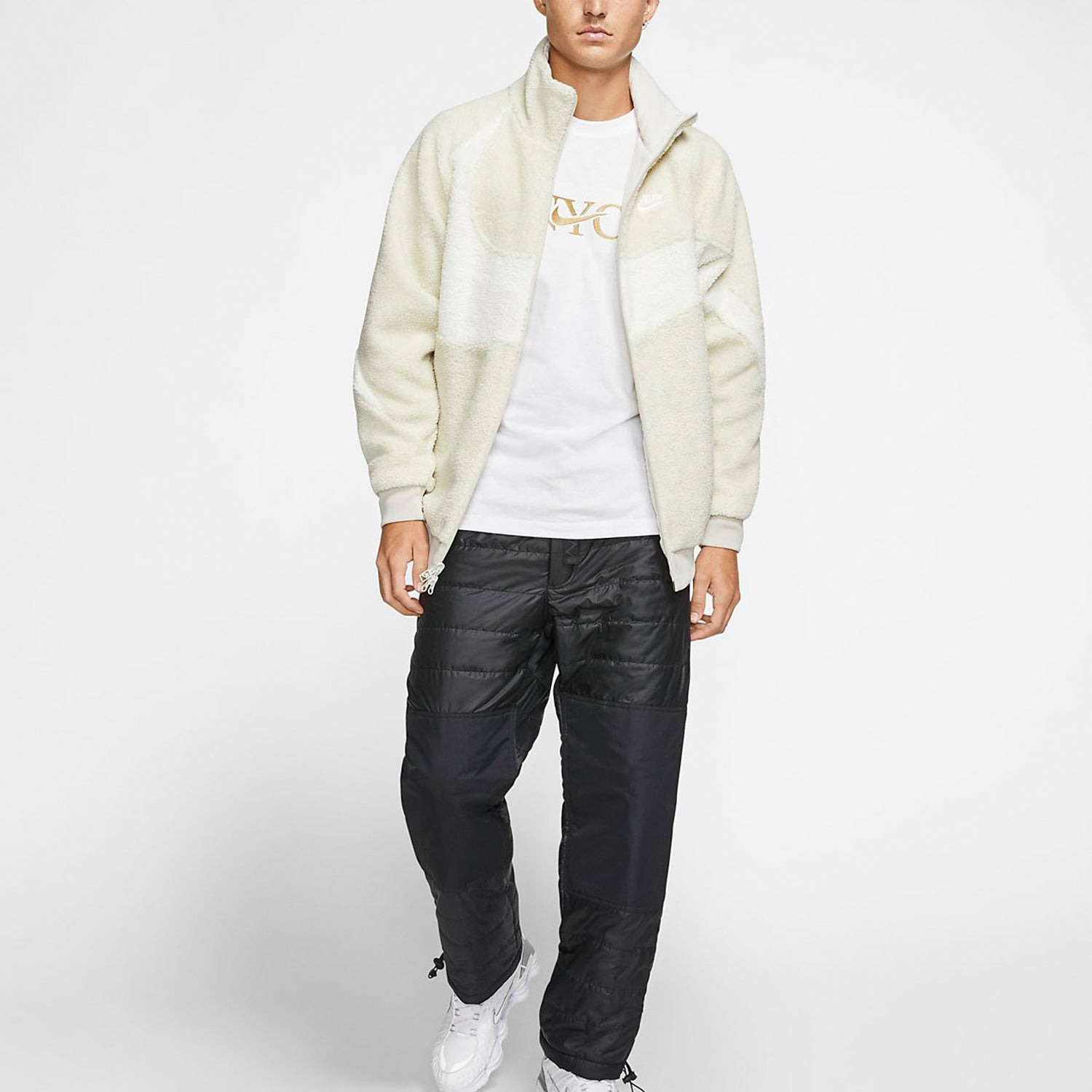 Nike Big Swoosh Reversible Boa Jacket (Asia Sizing) 'Cream White' BQ6546-070 - 6
