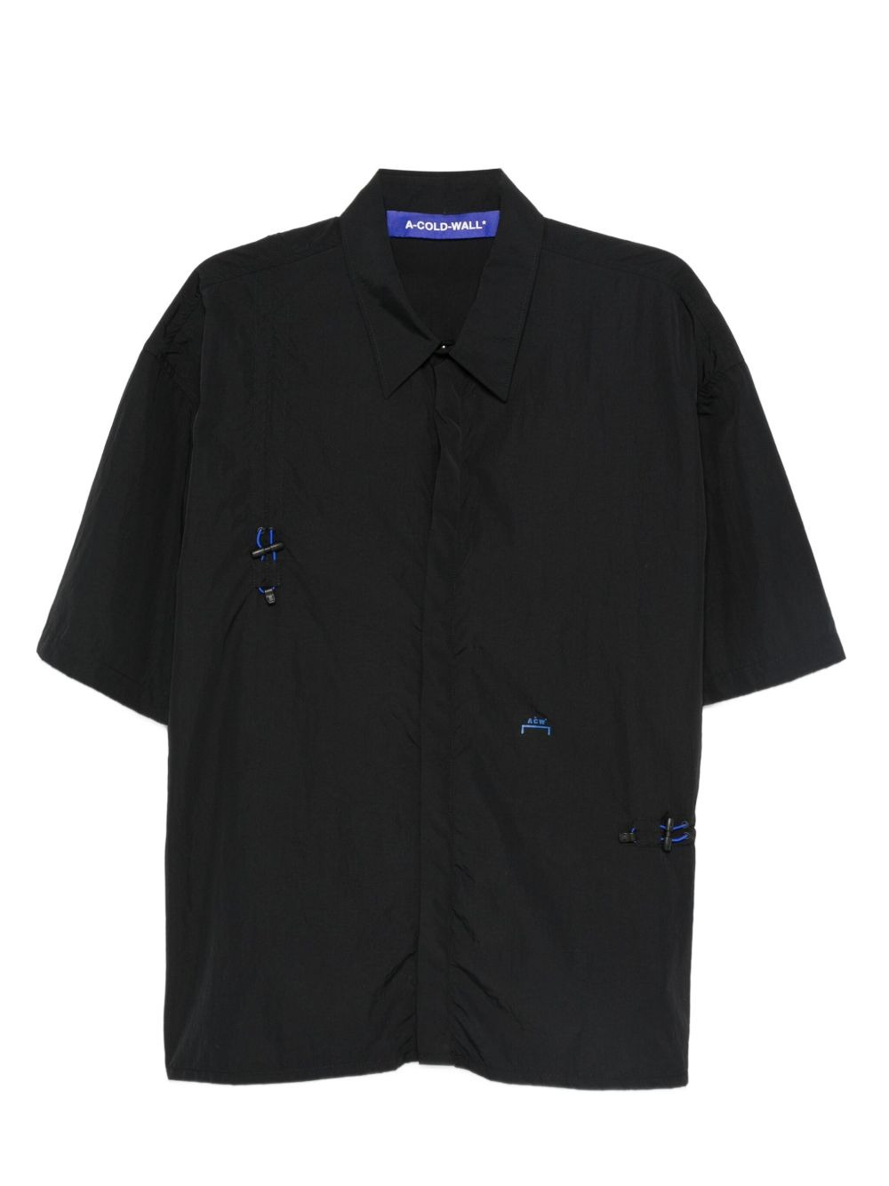 short-sleeve clasp shirt - 1