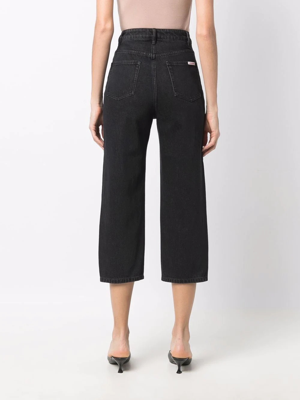 straight-leg cropped jeans - 4
