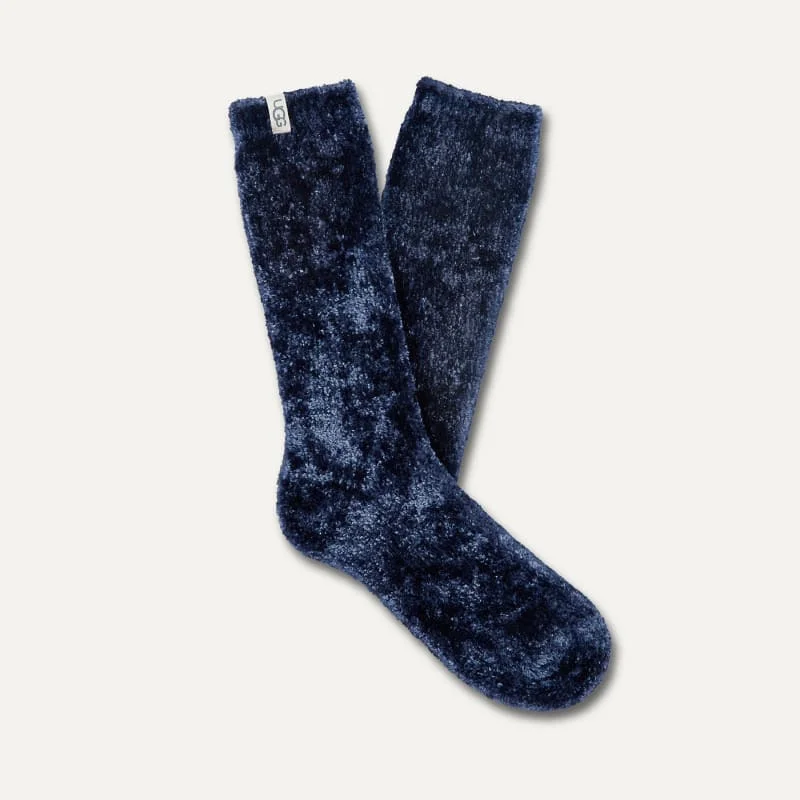 ® Women's Leda Cozy Sock Polyester Blend/Recycled Materials in Blue/ - 1