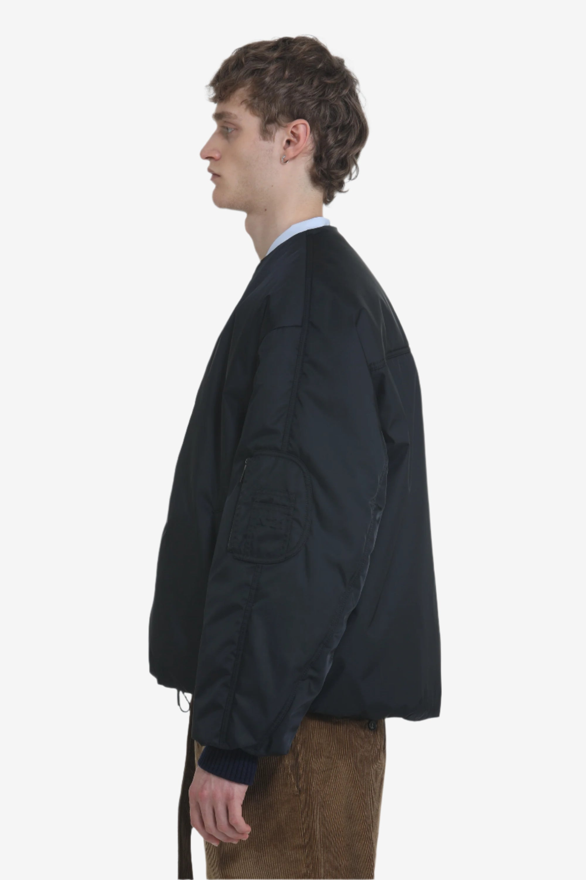 OVERSIZED ZIP-UP BOMBER JACKET - 3