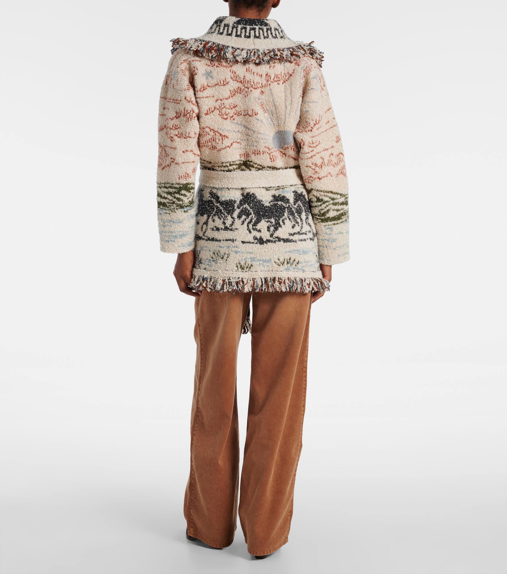 Sunset Riders wool and cotton-blend cardigan - 3