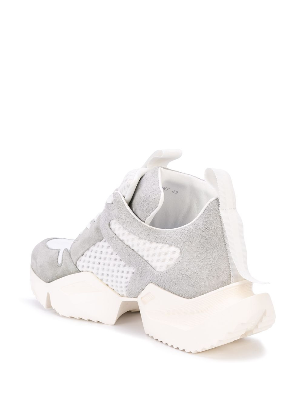 panelled sneakers - 3
