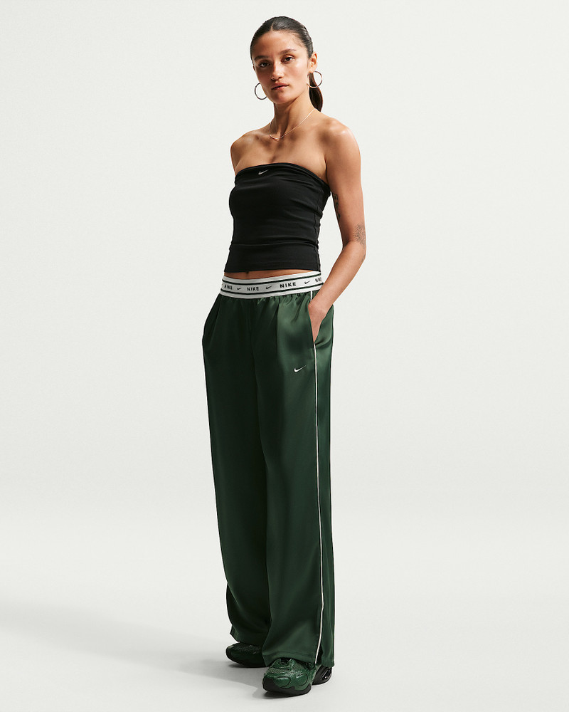 Nike Sportswear Women's Loose Mid-Rise Satin Pants 1