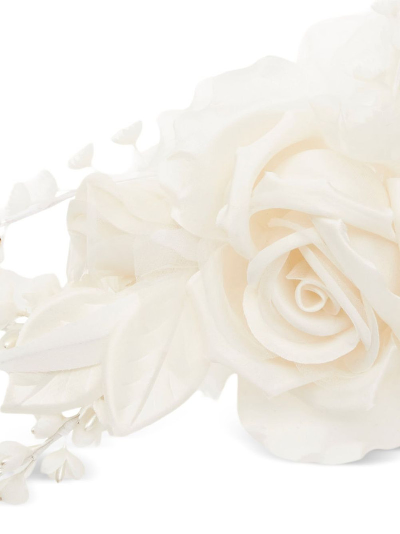 MAISON MICHEL Josy floral headband outlook