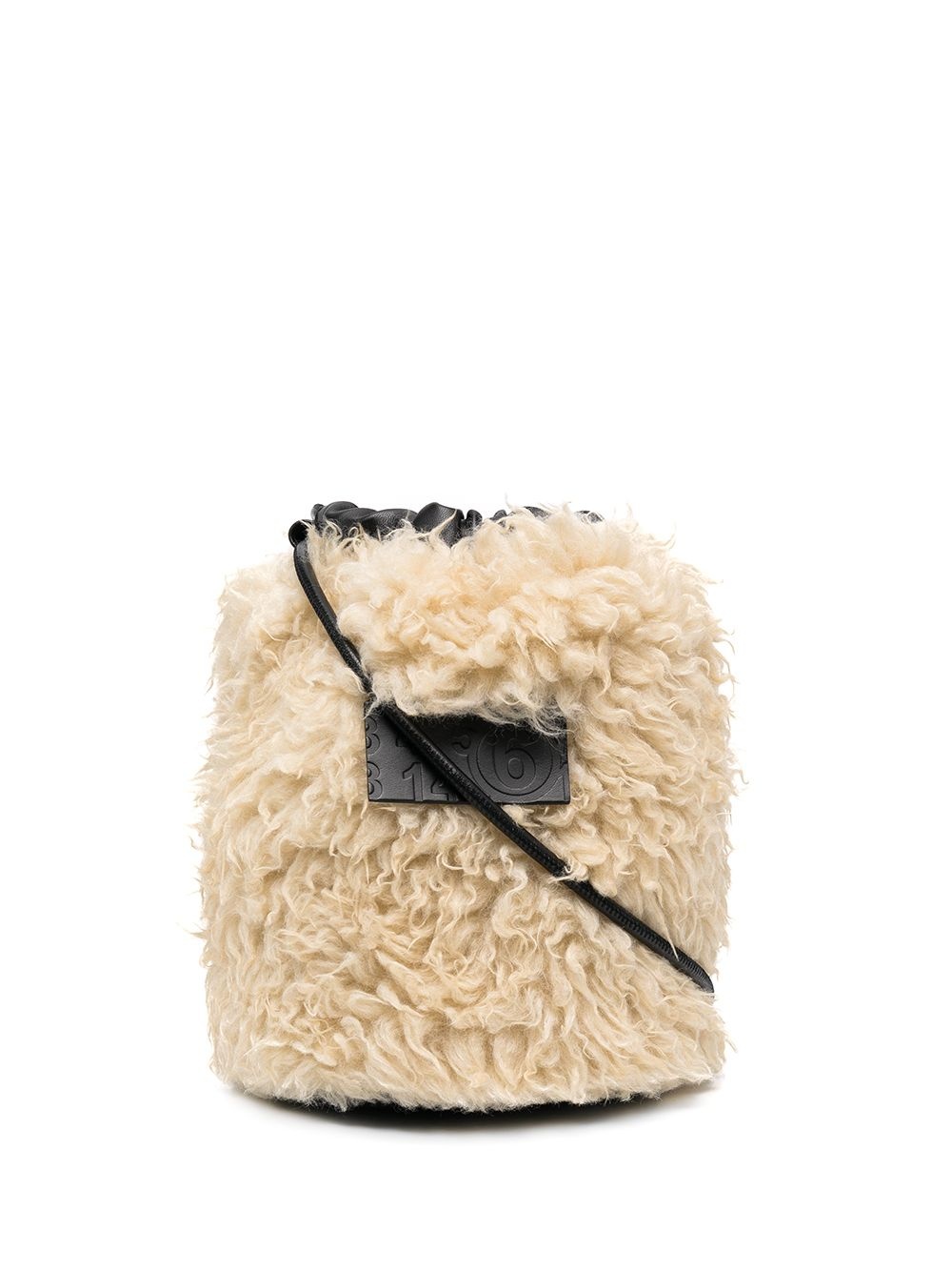 faux-fur bucket bag - 1