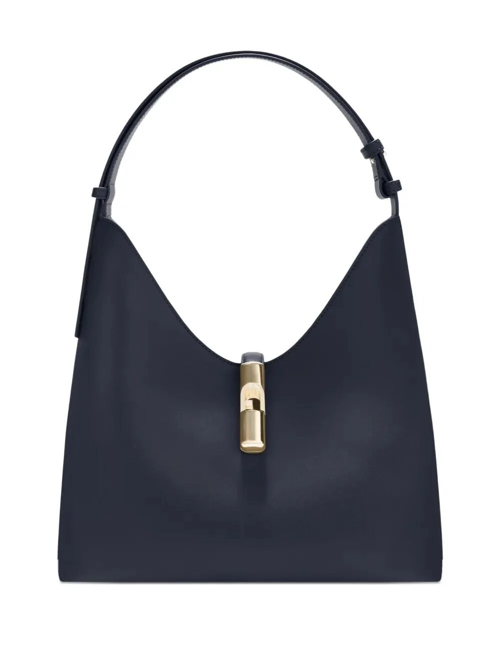 "Furla Goccia" Sidney Calf Leather Medium Hobo Bag - 1