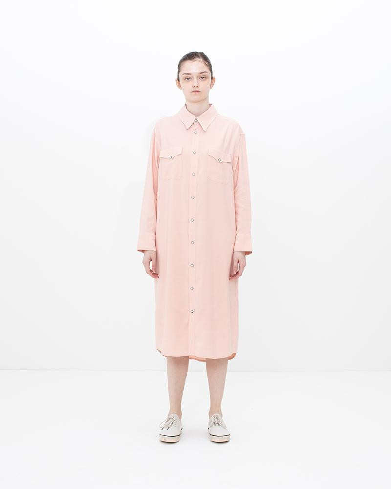 visvim RUST BELT DRESS L/S W PINK outlook