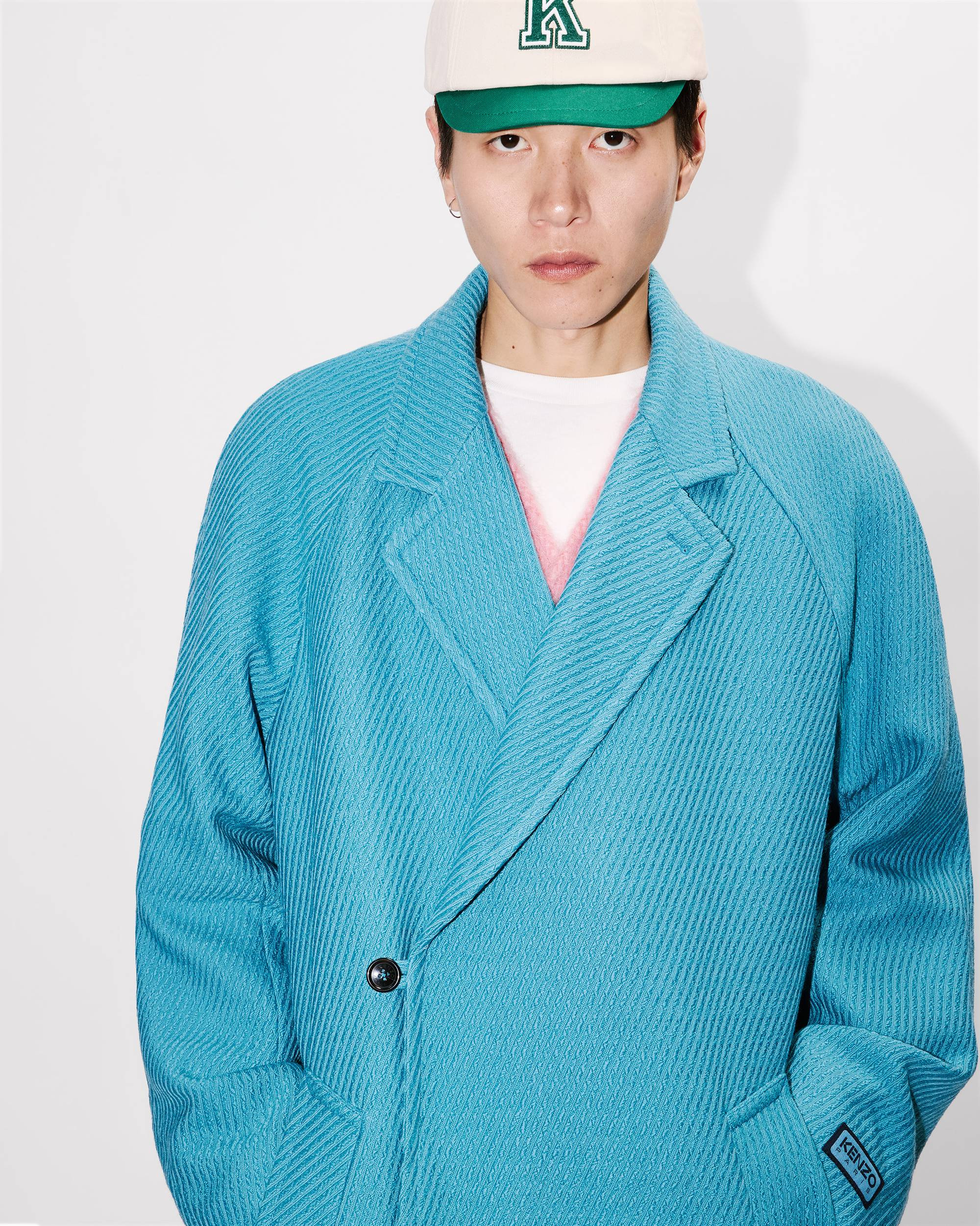 Wrap coat in mixed virgin wool - 9