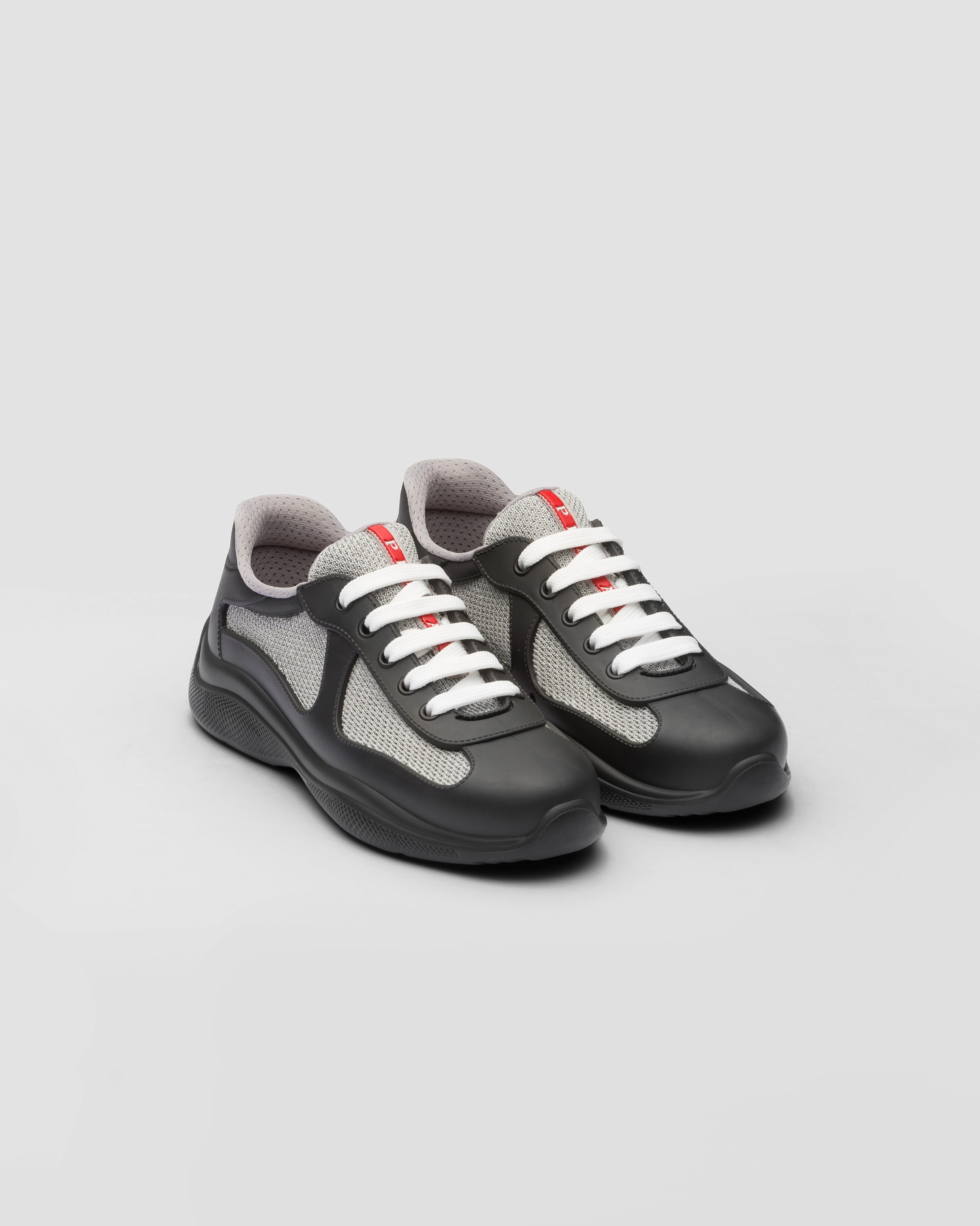 Prada America's Cup Soft rubber and bike fabric sneakers - 1