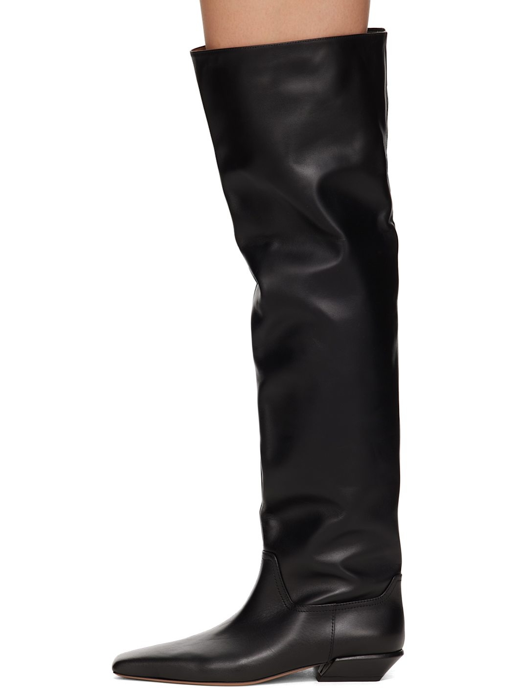 Black Bettina Over-The-Knee Boots - 3