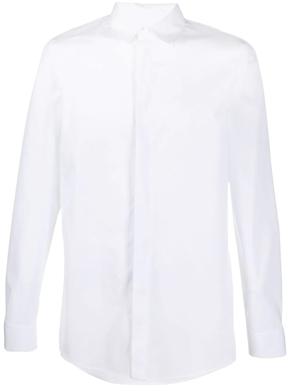 long-sleeve cotton shirt - 1