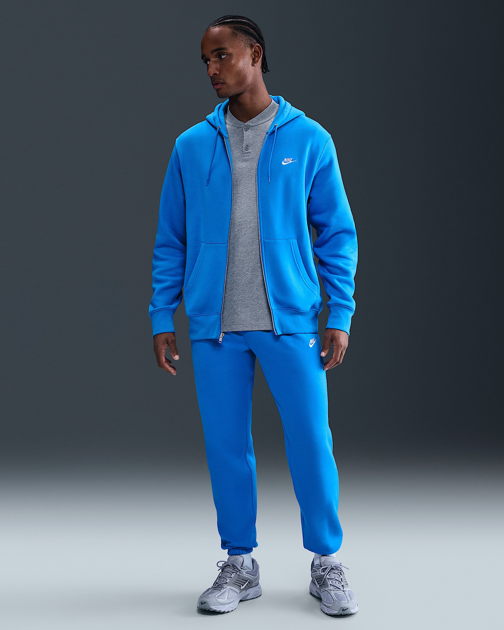 Nike Club Men's Full-Zip Fleece Hoodie - 4