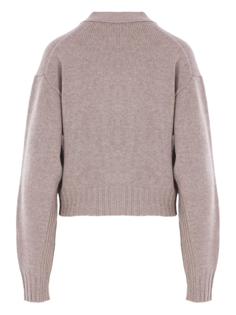 Allude button-detailed wool cardigan outlook