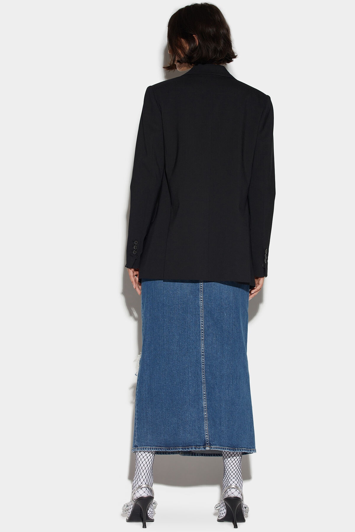 RIPPED-KNEE SKIRT - 3