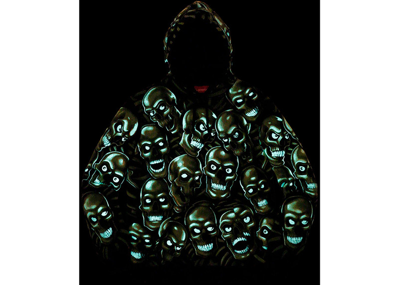 Supreme Supreme Skull Pile Hooded Sweatshirt Green outlook