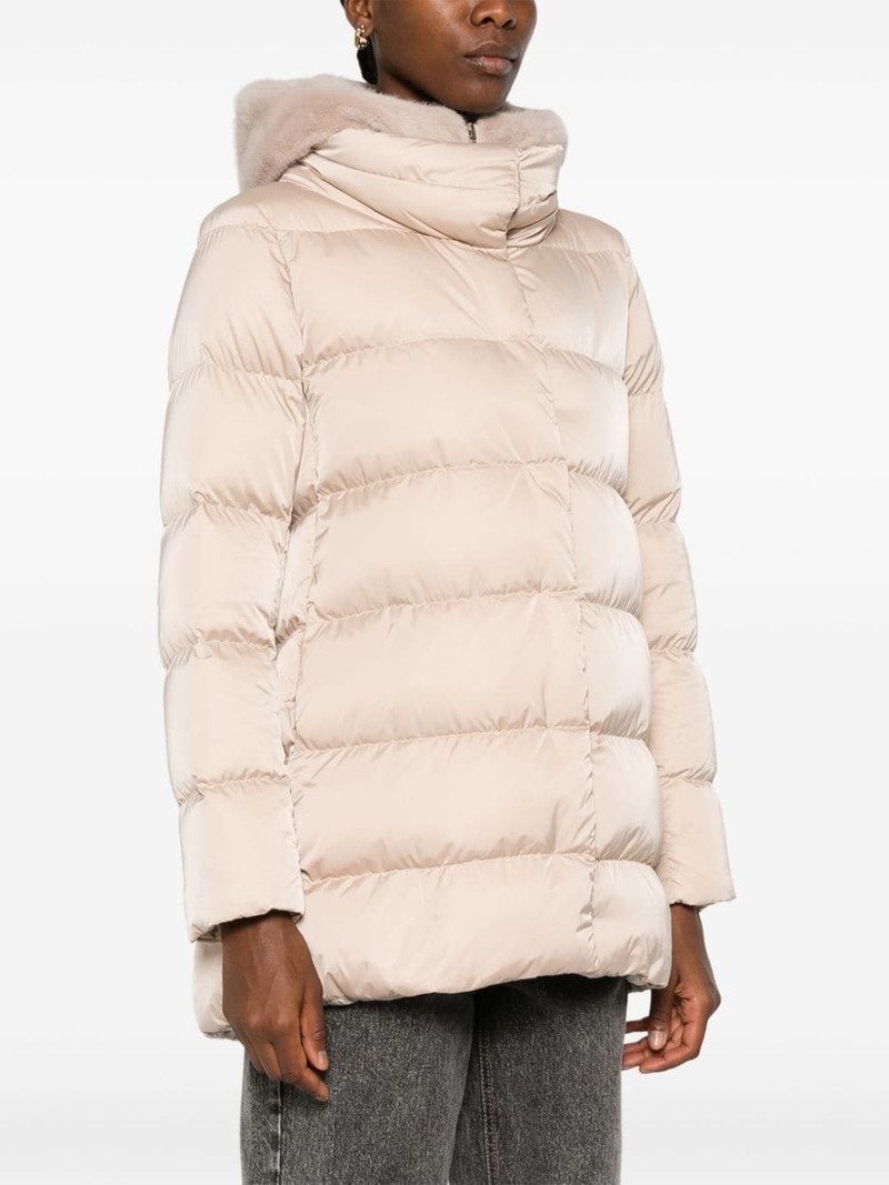 faux-fur quilted down jacket 3