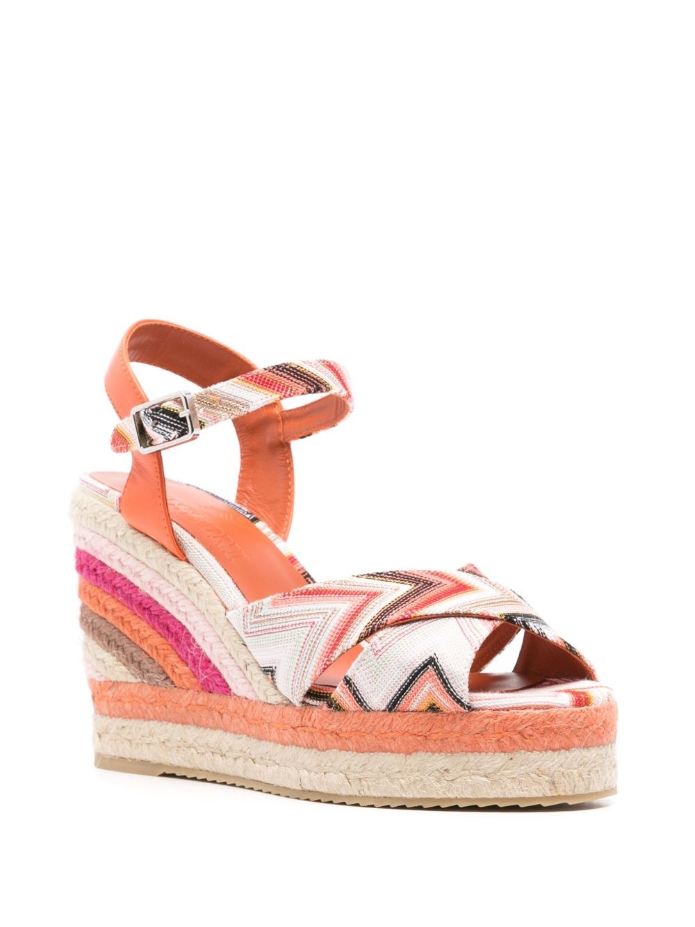 zigzag-woven espadrilles - 2