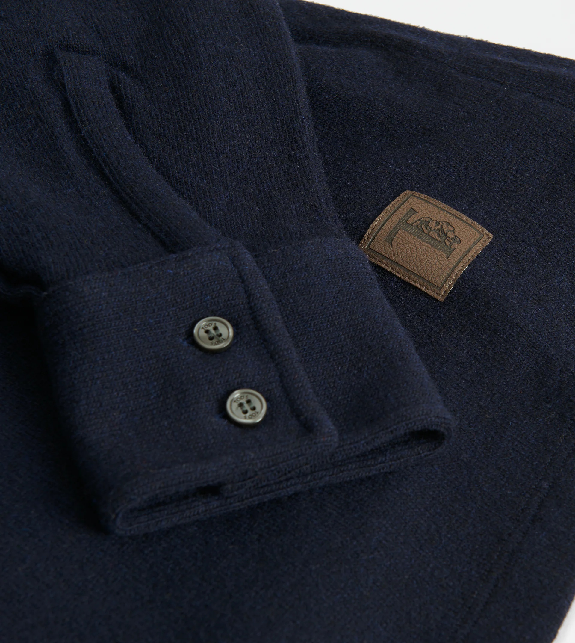 SHIRT IN MIXED WOOL - BLUE - 5