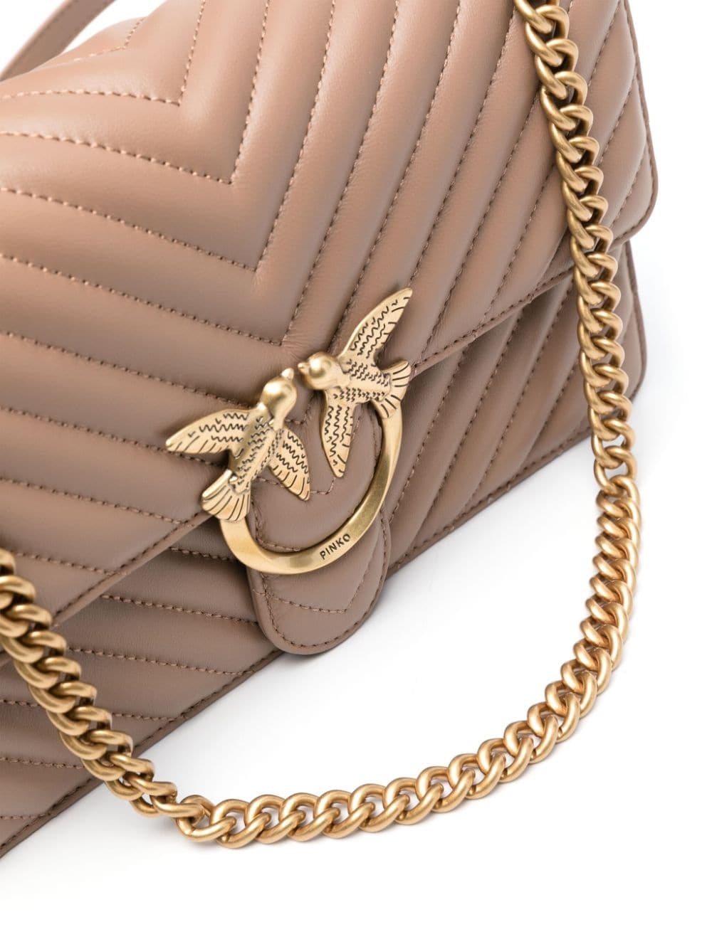 Classic Love leather shoulder bag - 4