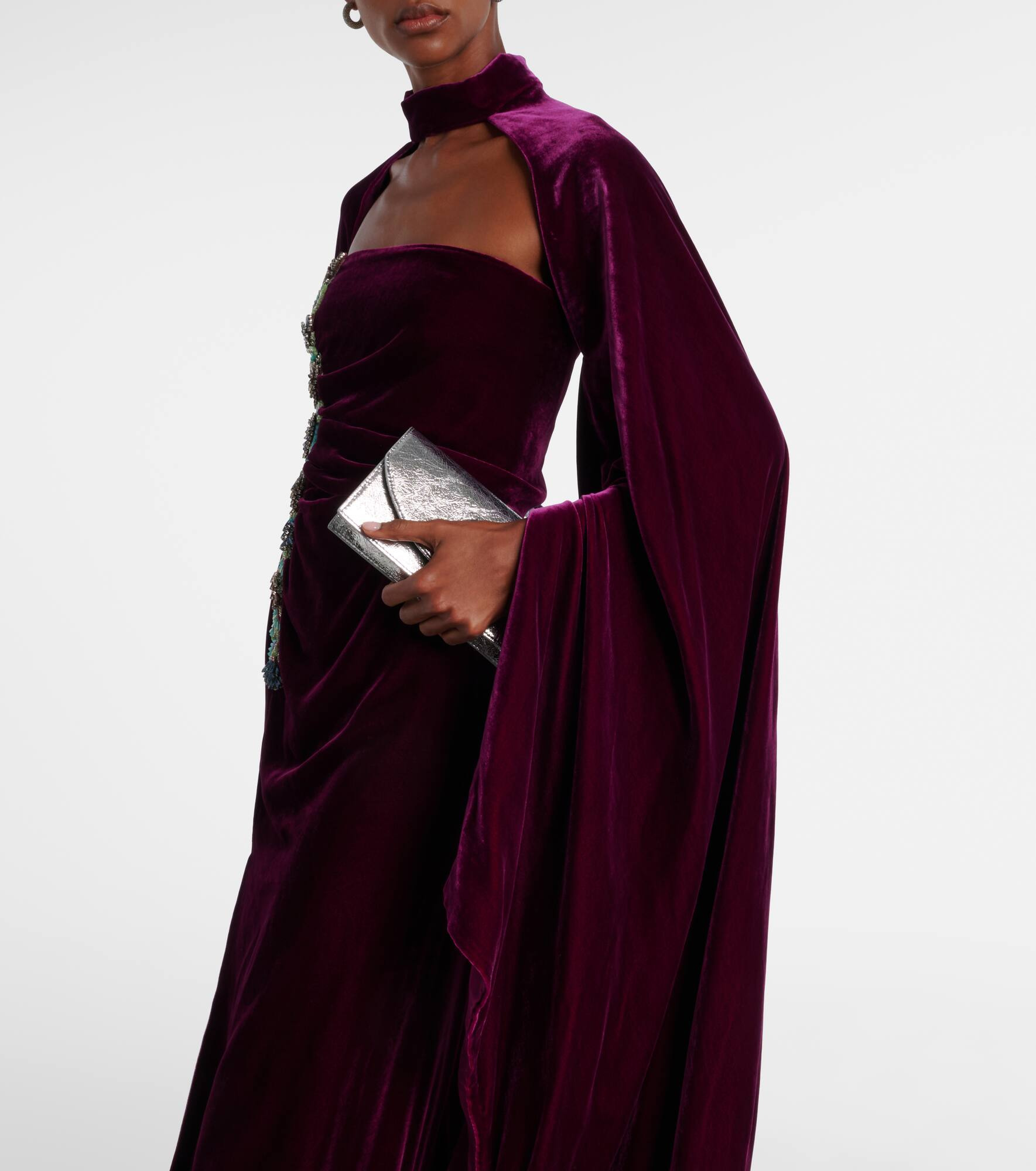 Embellished strapless gown - 6