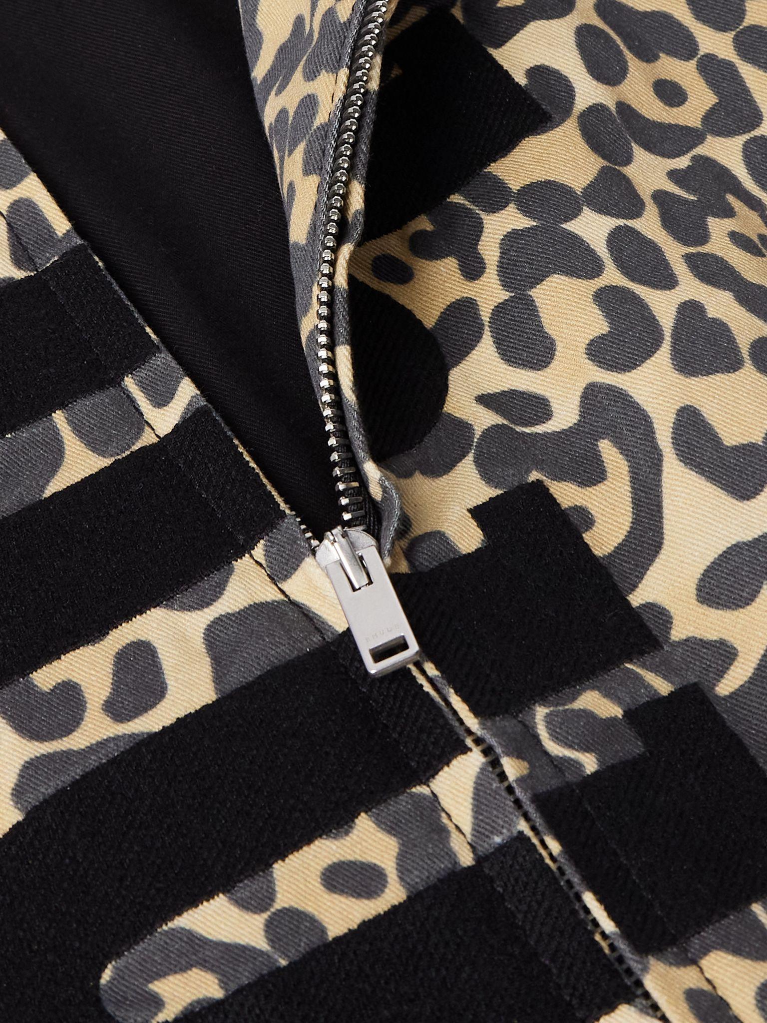 Logo-Appliquéd Leopard-Print Cotton-Twill Bomber Jacket Leopard print - 5