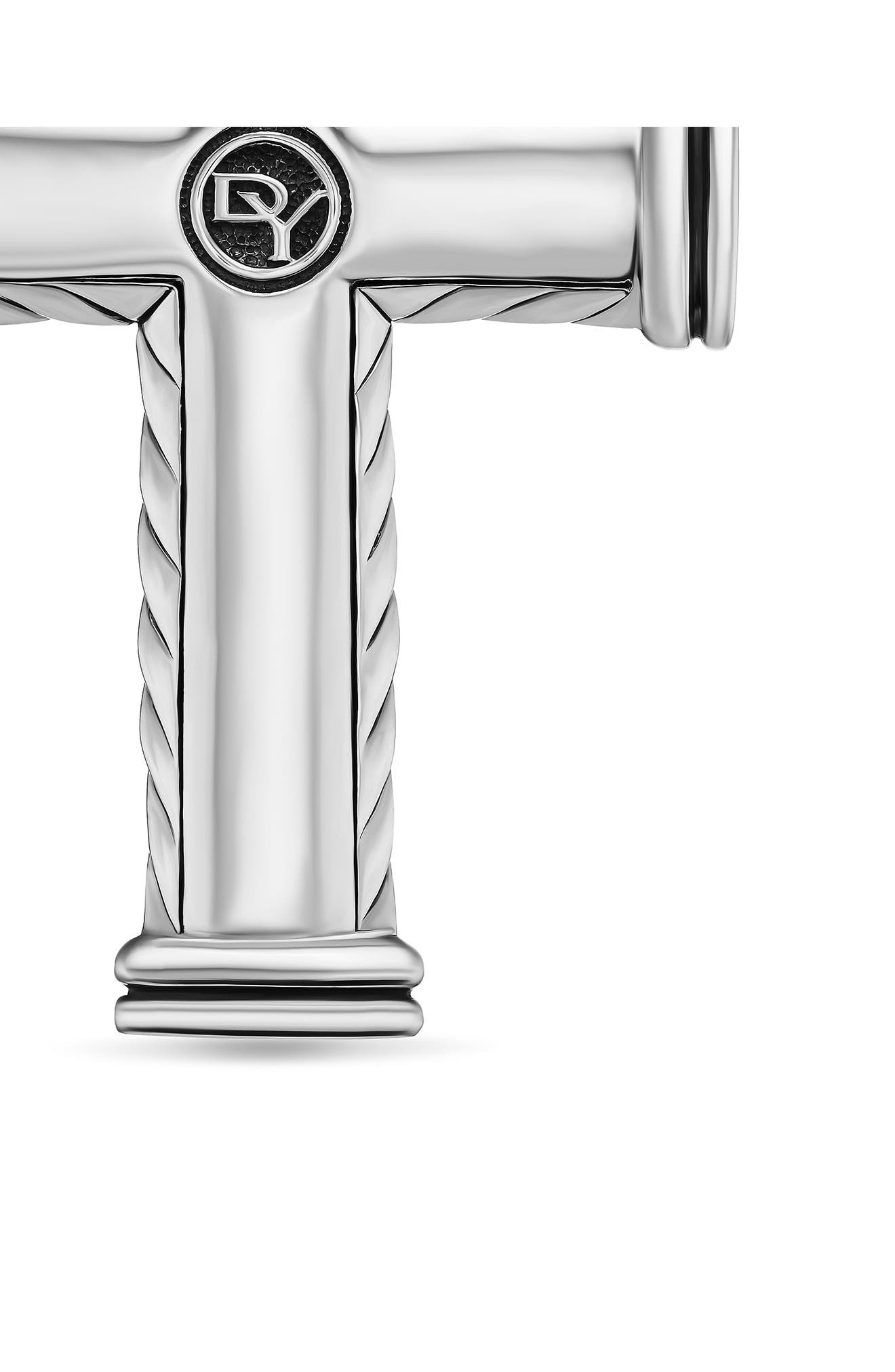 David Yurman Chevron Cross Pendant in Sterling Silver with Diamonds at Nordstrom - 5