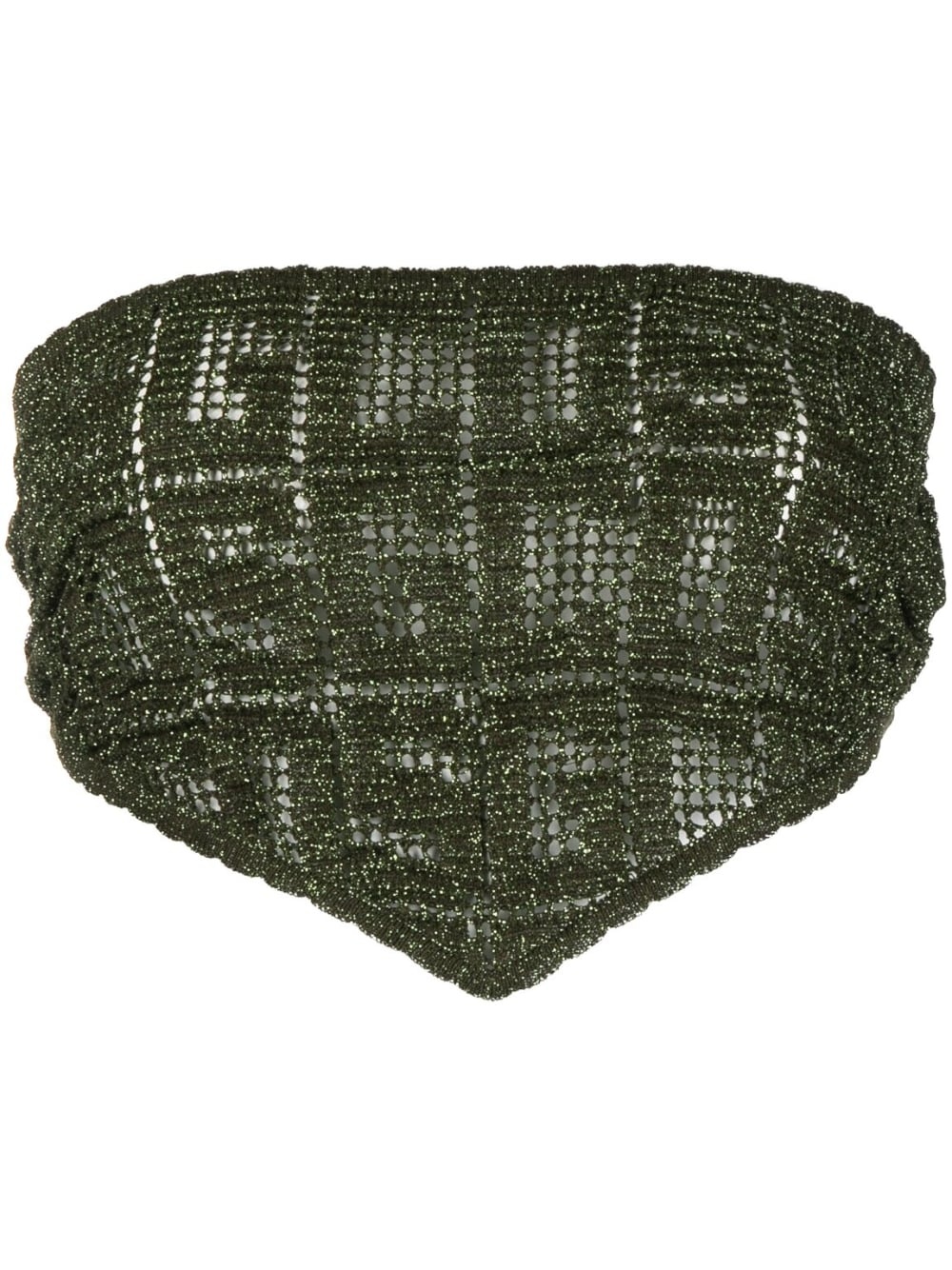 macramé monogram bandana top - 1