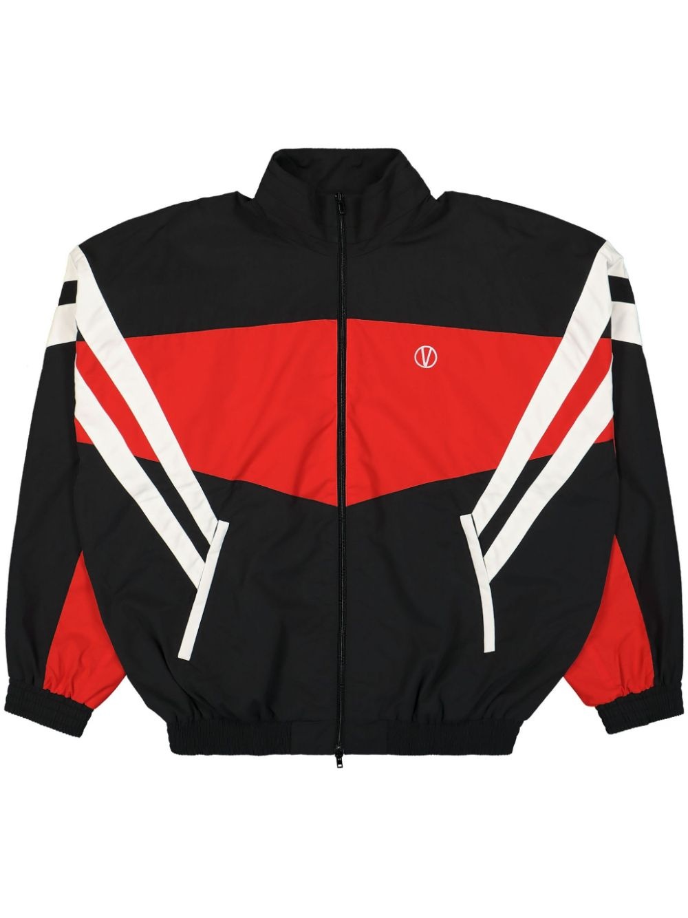 colour-block track jacket - 1