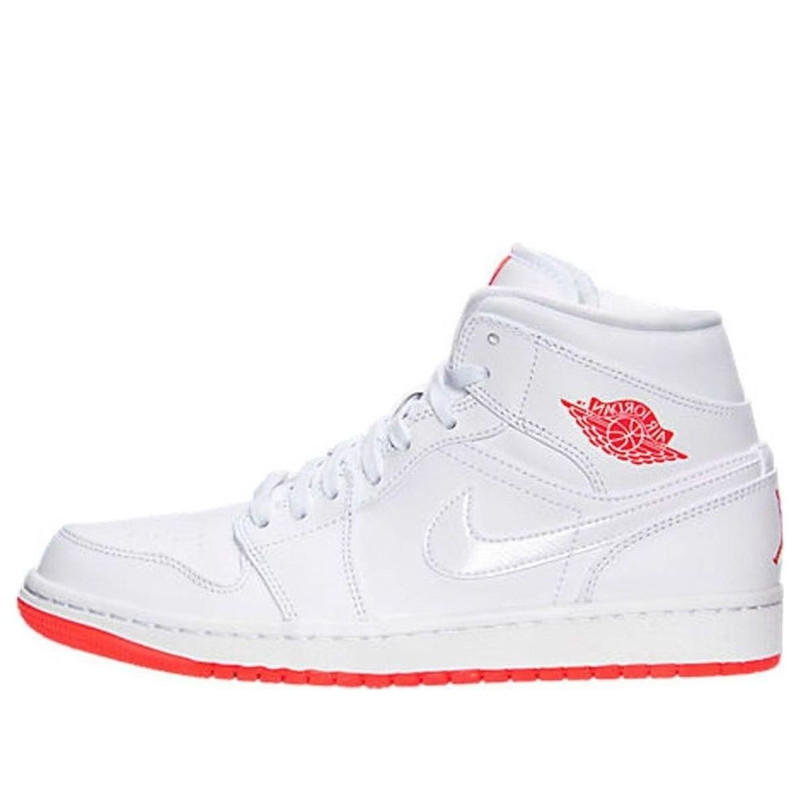 Air Jordan 1 Mid Prem 'White Infrared' 667399-123 - 1